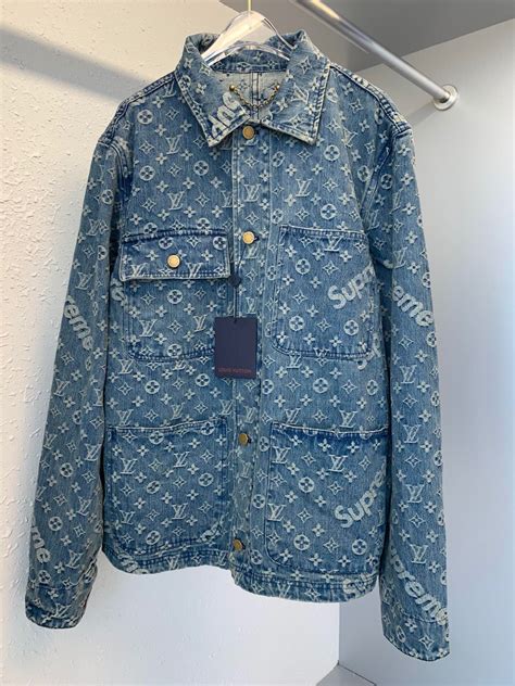 louis vuitton denim jacket fake|louis vuitton denim pleaty bag.